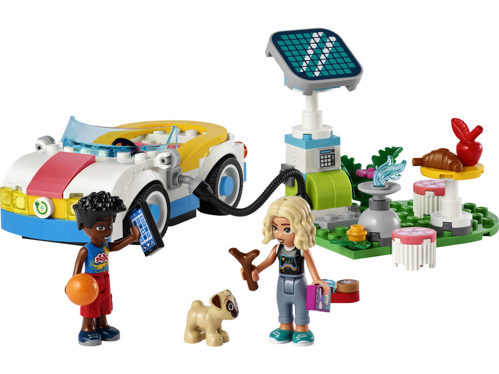 Lego Friends Auto elettrica e caricabatterie 42609