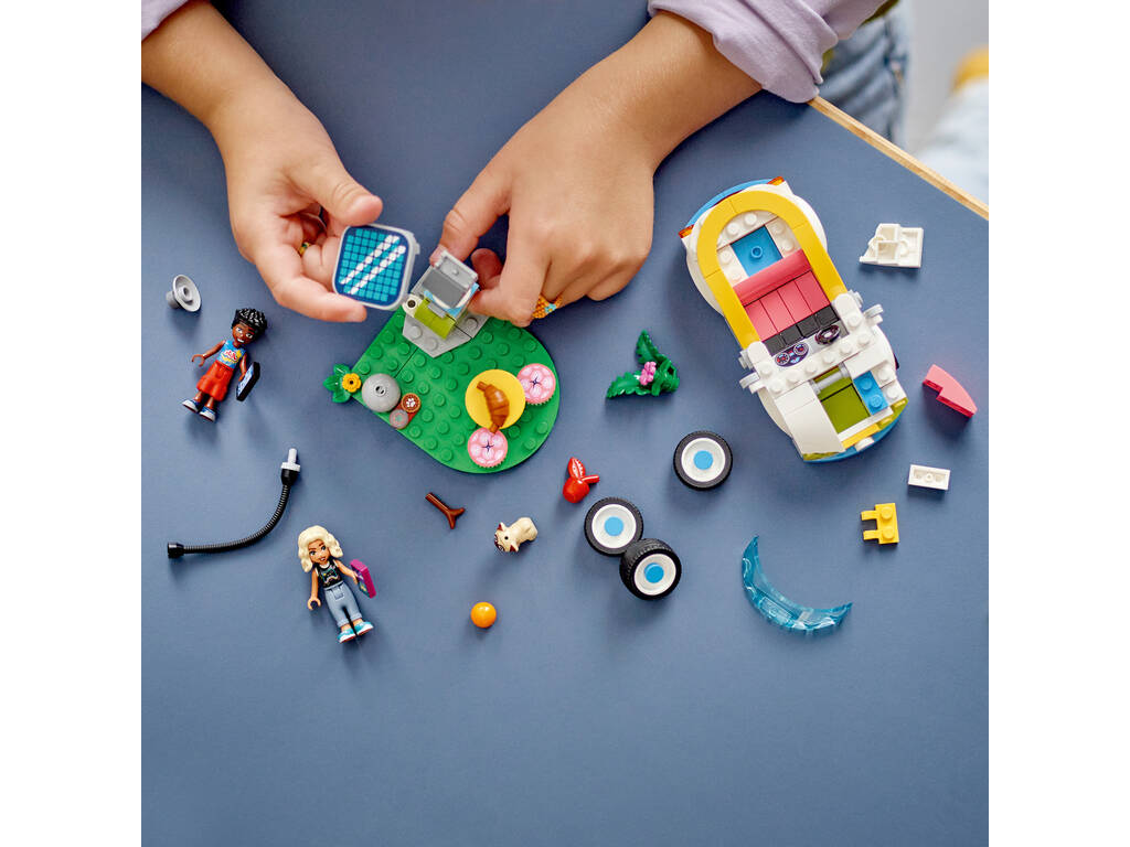 Lego Friends Auto elettrica e caricabatterie 42609