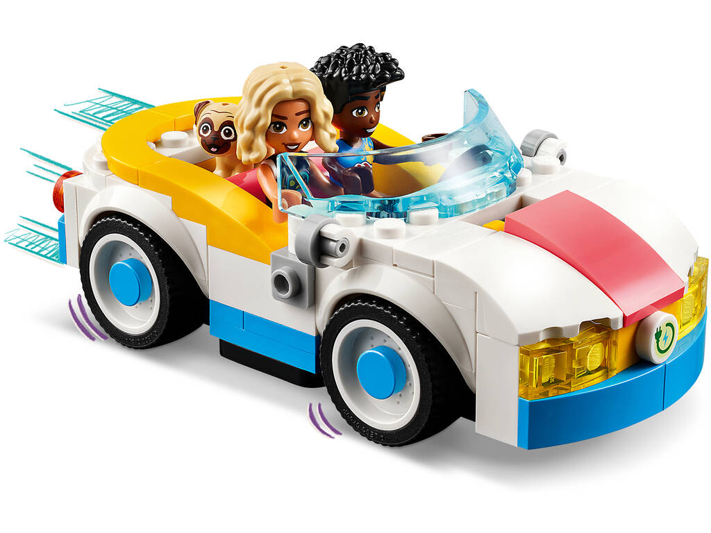 Lego Friends Auto elettrica e caricabatterie 42609