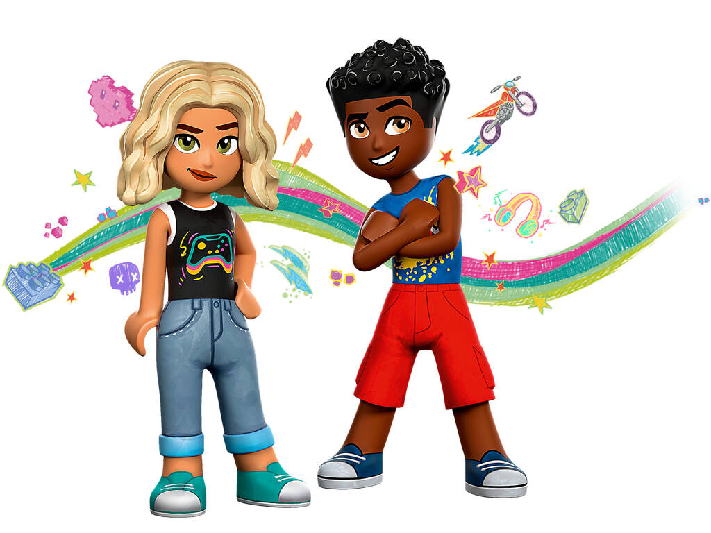 Lego Friends Auto elettrica e caricabatterie 42609