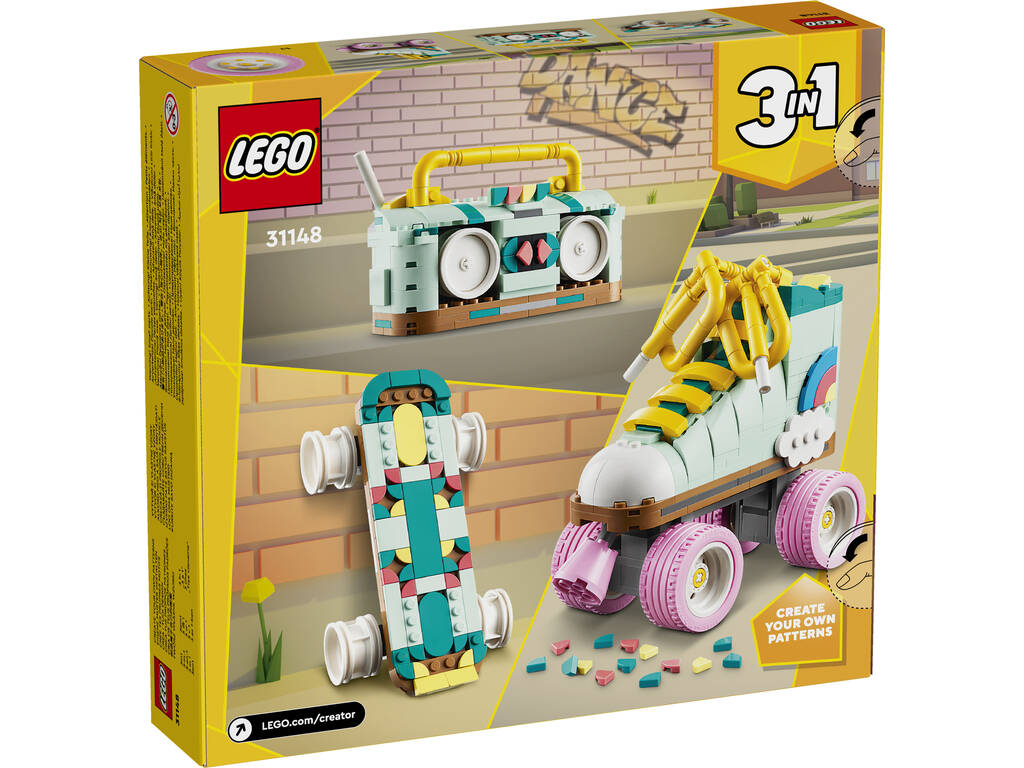 Lego Creator 3 in 1 Skateboard retro 31148