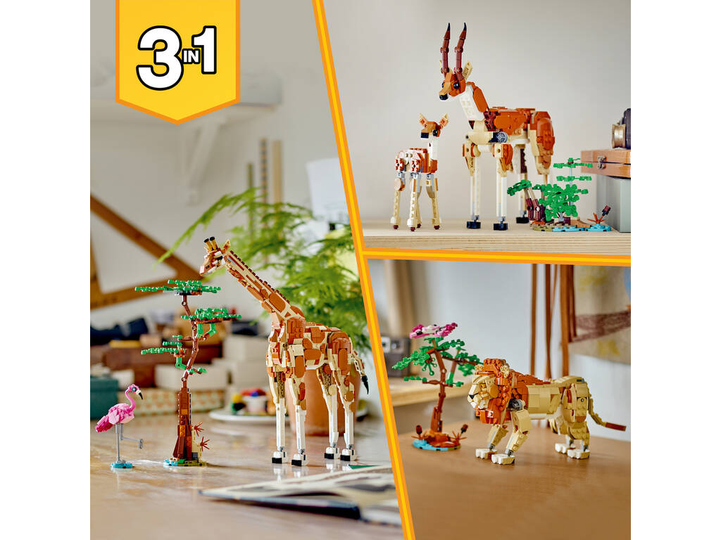 Lego Creator 3 in 1 Wildtiersafari 31150