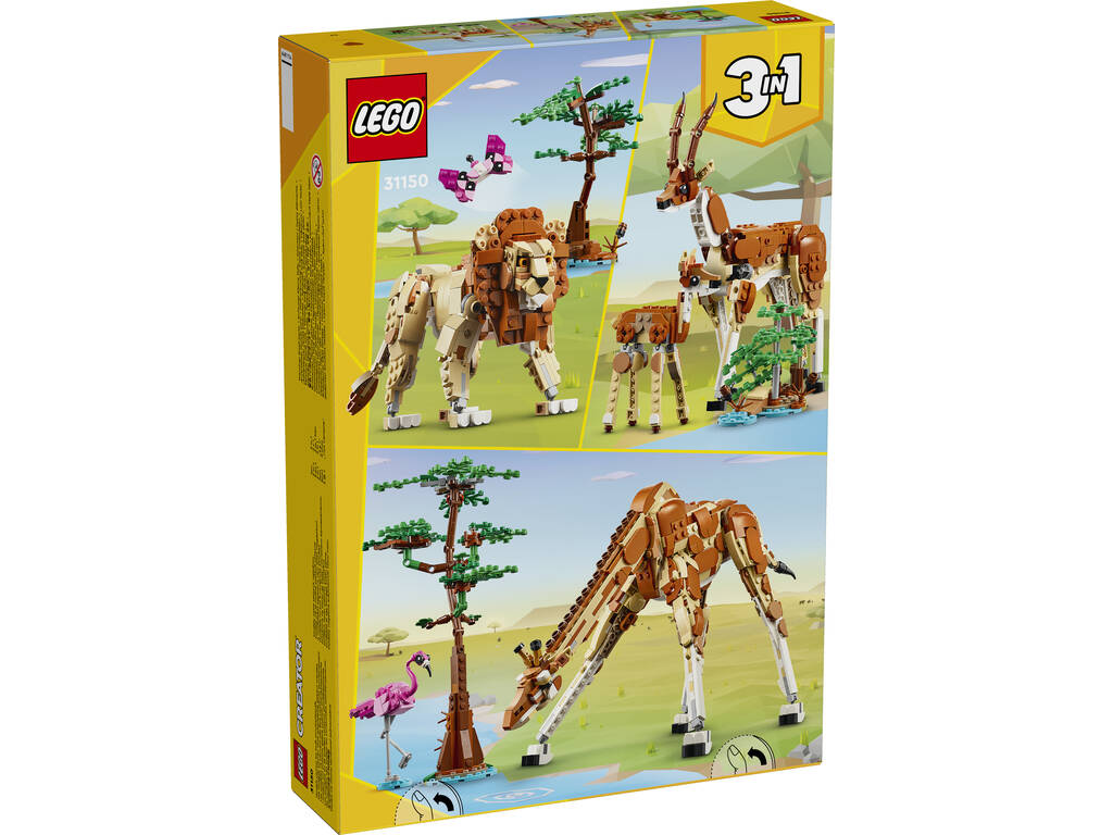 Lego Creator 3 in 1 Wildtiersafari 31150