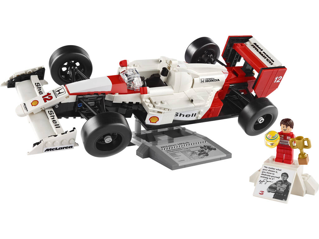 Lego Icons McLaren MP4/4 et Ayrton Senna 10330