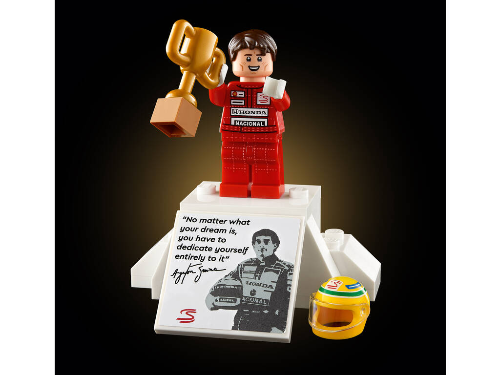Lego Icons McLaren MP4/4 et Ayrton Senna 10330