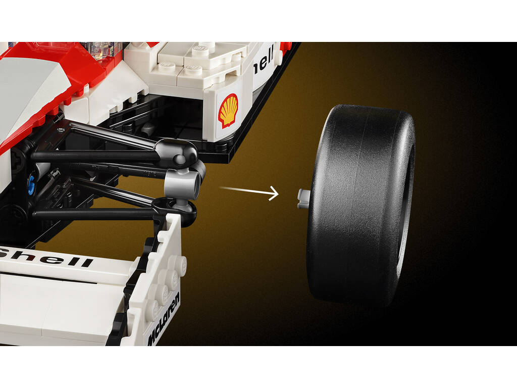 Lego Icons McLaren MP4/4 et Ayrton Senna 10330