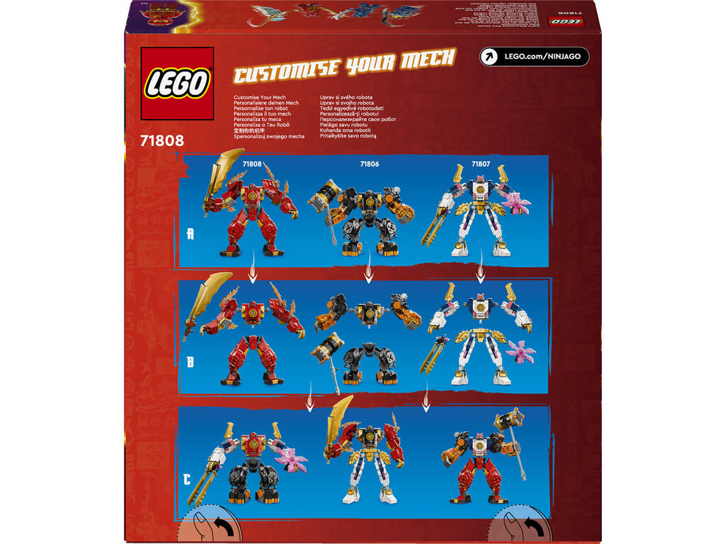 Lego Ninjago Mecca Elementale del Fuoco Kai 71808
