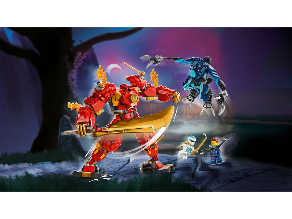 Lego Ninjago Mecca Elementale del Fuoco Kai 71808