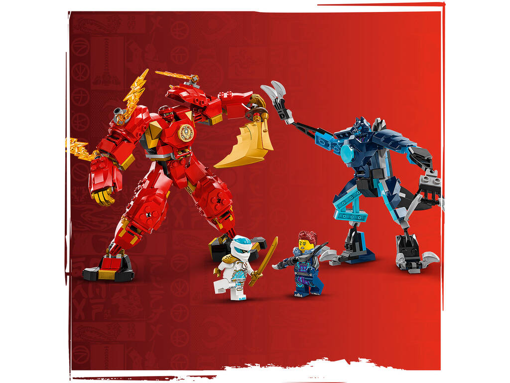 Lego Ninjago Mecca Elementale del Fuoco Kai 71808