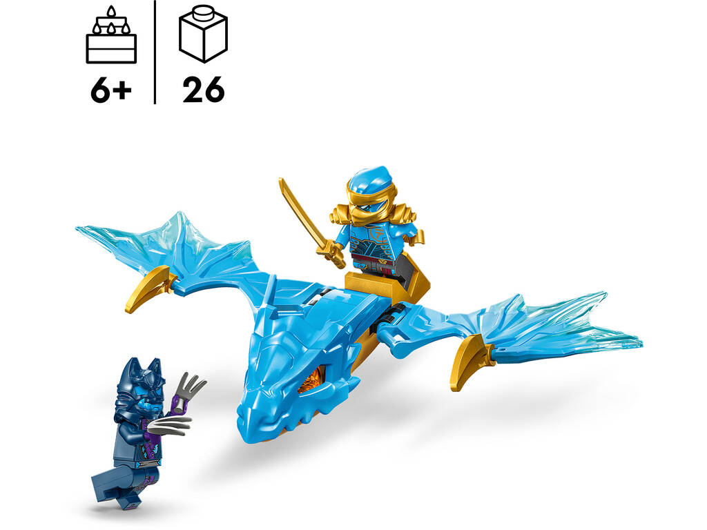 Lego Ninjago Attacco Rising Drago di Nya 71802