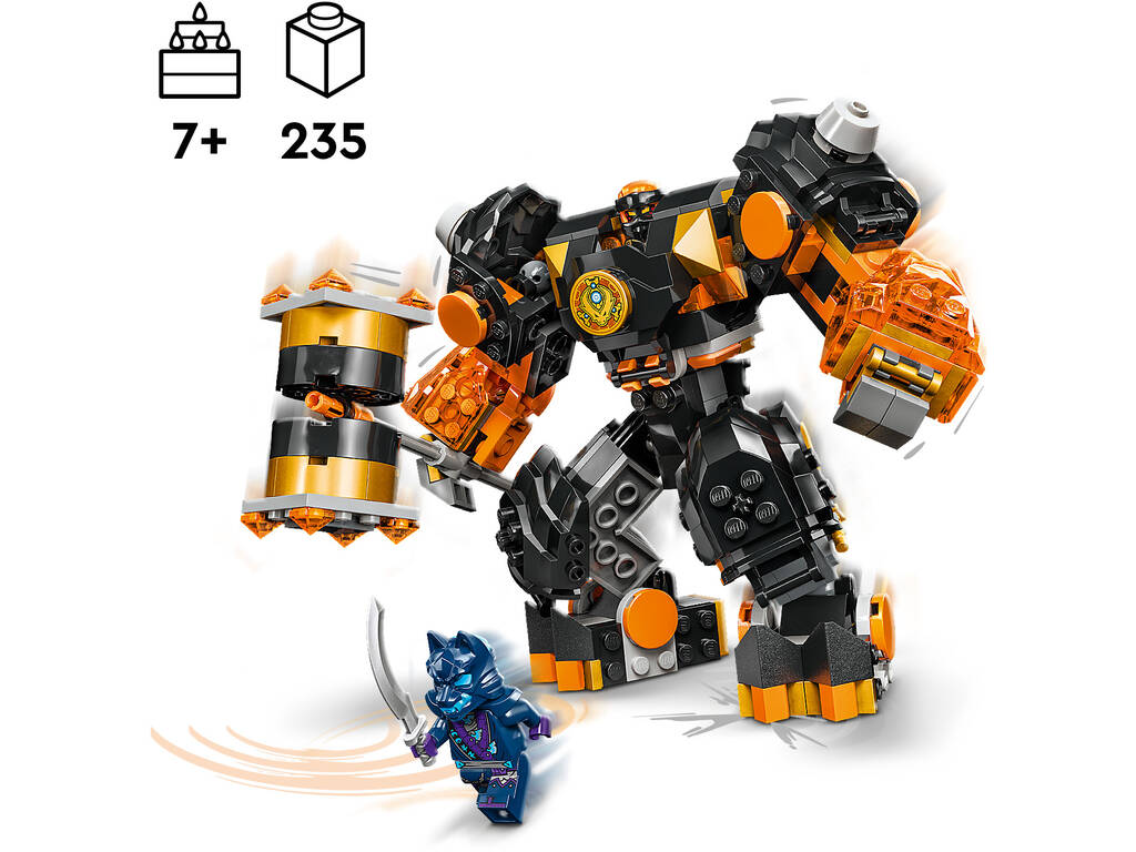 Lego Ninjago Mecca Elementale della Terra di Cole 71806