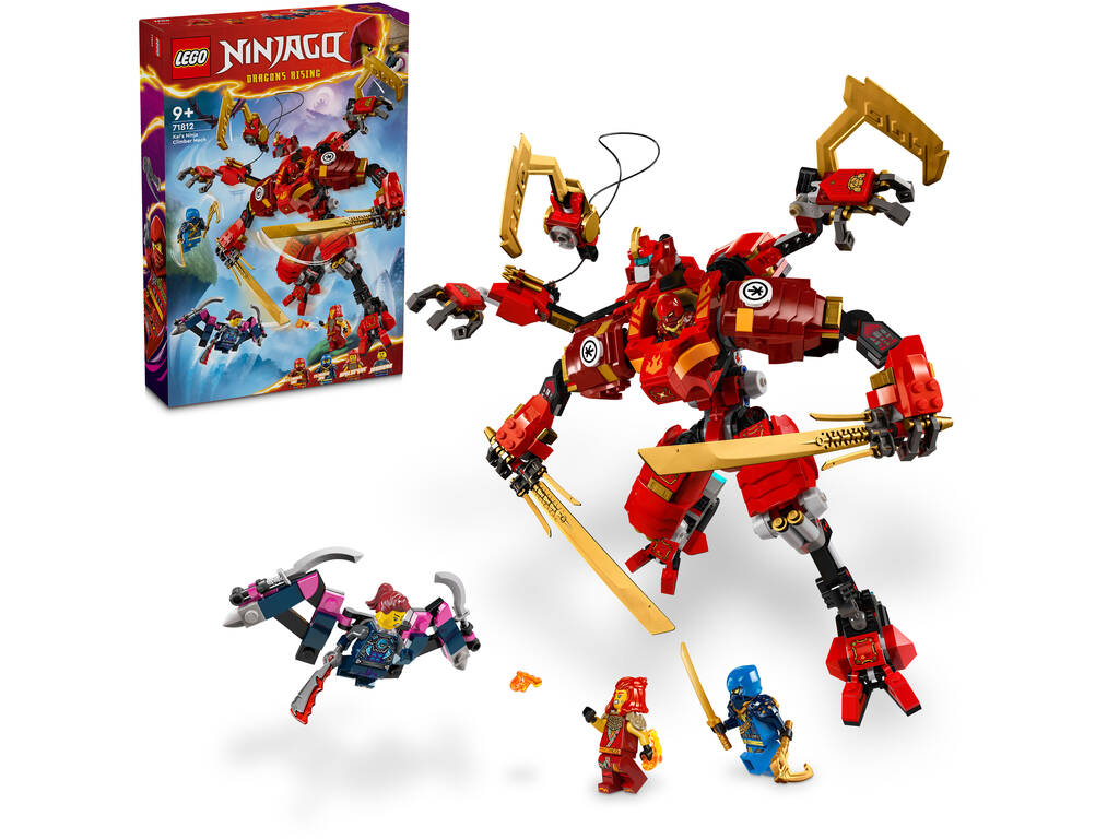 Lego Ninjago Mecca scalatore ninja di Kai 71812
