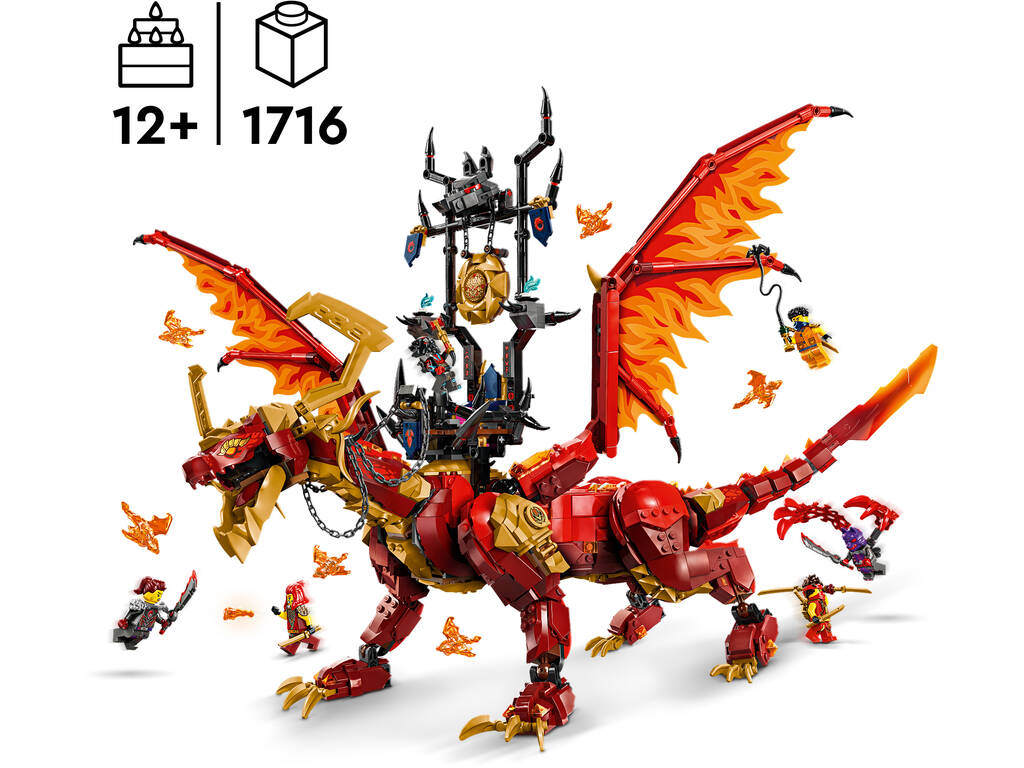 Lego Ninjago Drago Fonte di Movimento 71822