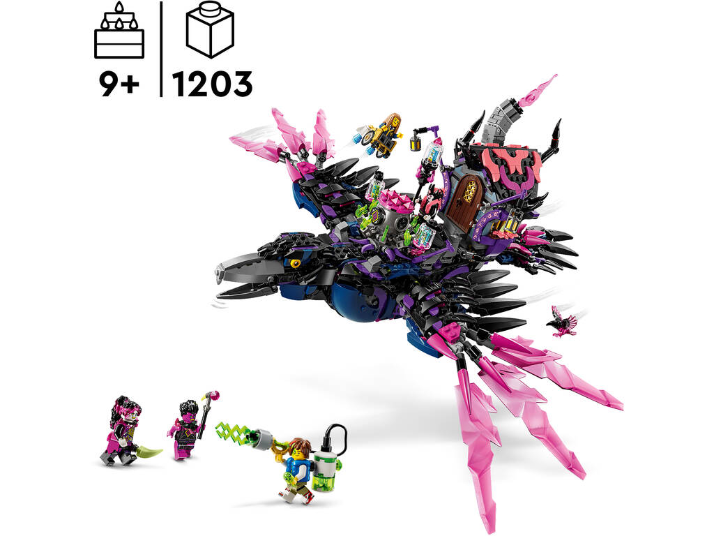 Lego Dreamzzz Corvo de Meia-Noite da Bruxa Jamais 71478
