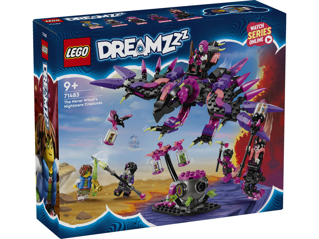 Lego Dreamzzz Criaturas de las Pesadillas de la Bruja Jamás 71483