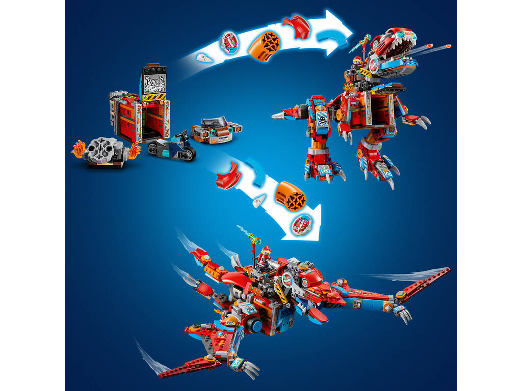 Lego Dreamzzz Il dinosauro robot C-Rex di Cooper 71484