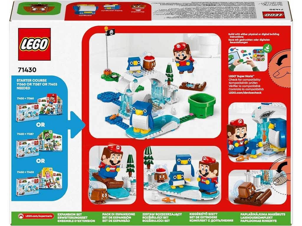 Lego Super Mario Set di Espansione Avventura sulla Neve della Famiglia Pingui71430