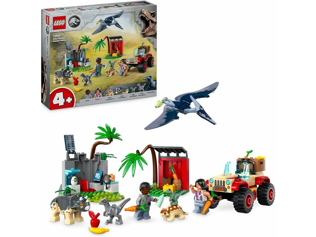 Lego Jurassic World Dinosaur Hatchling Rescue Centre 76963