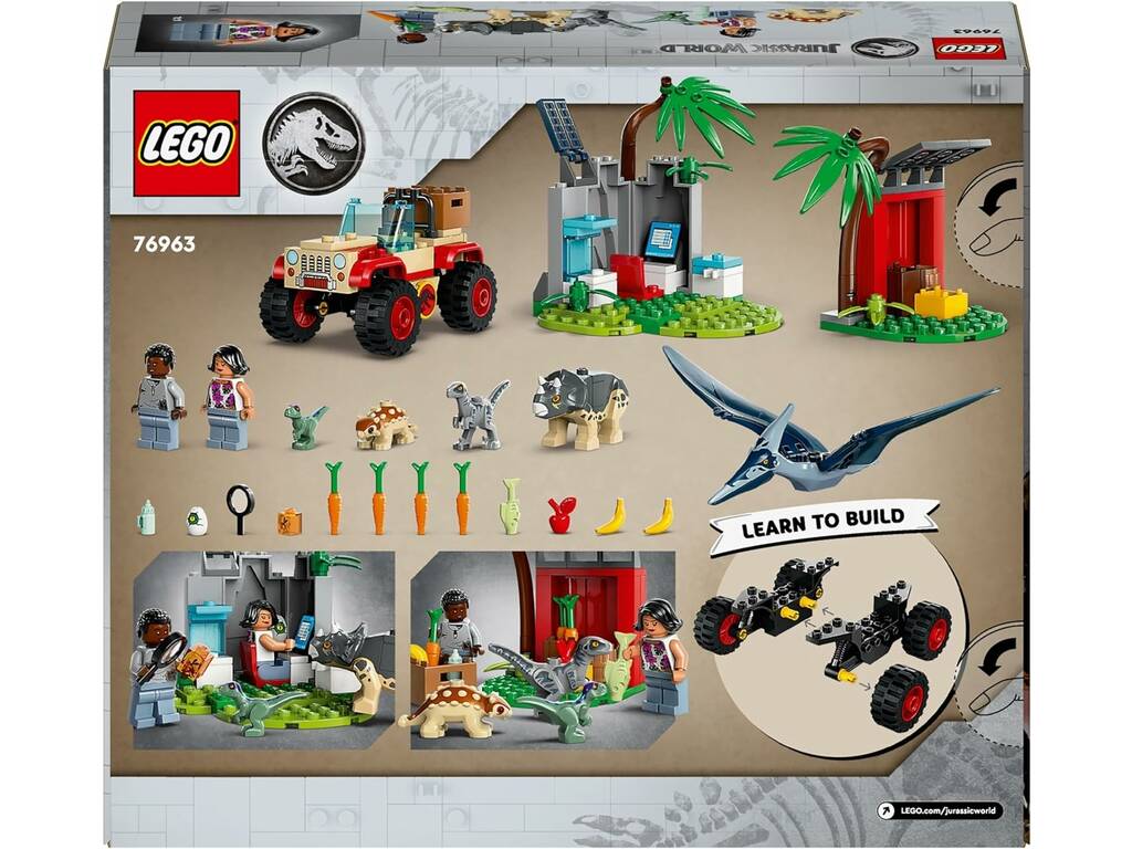 Lego Jurassic World Dinosaur Hatchling Rescue Centre 76963