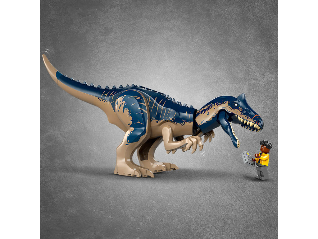 Lego Jurassic World Missioni Dinosauro: Camion da trasporto del Allosauro 76966