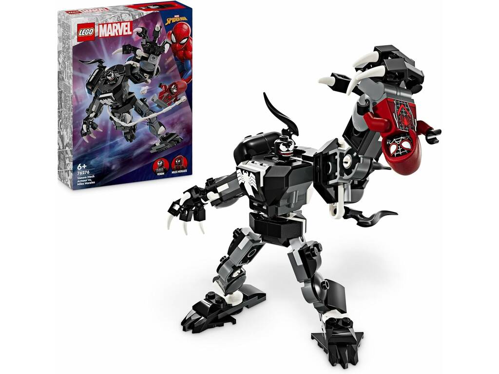 Lego Marvel Spider-Man Venom vs. Miles Morales Robotic Armor 76276