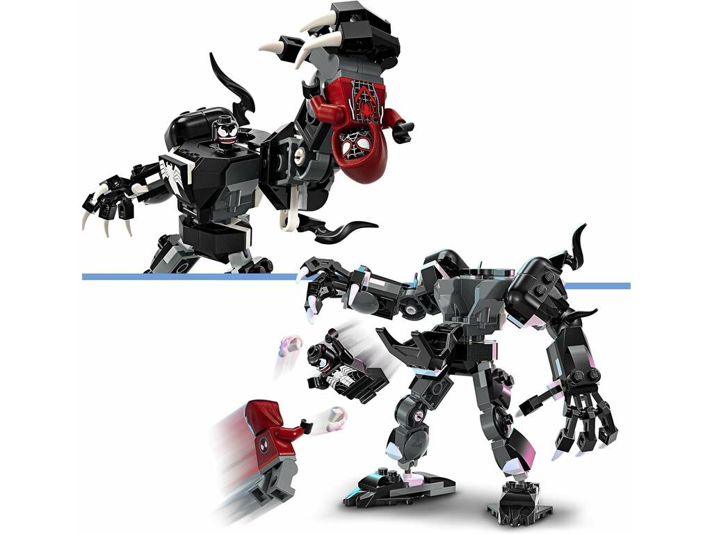 Lego Marvel Spider-Man Venom vs. Miles Morales Robotic Armor 76276