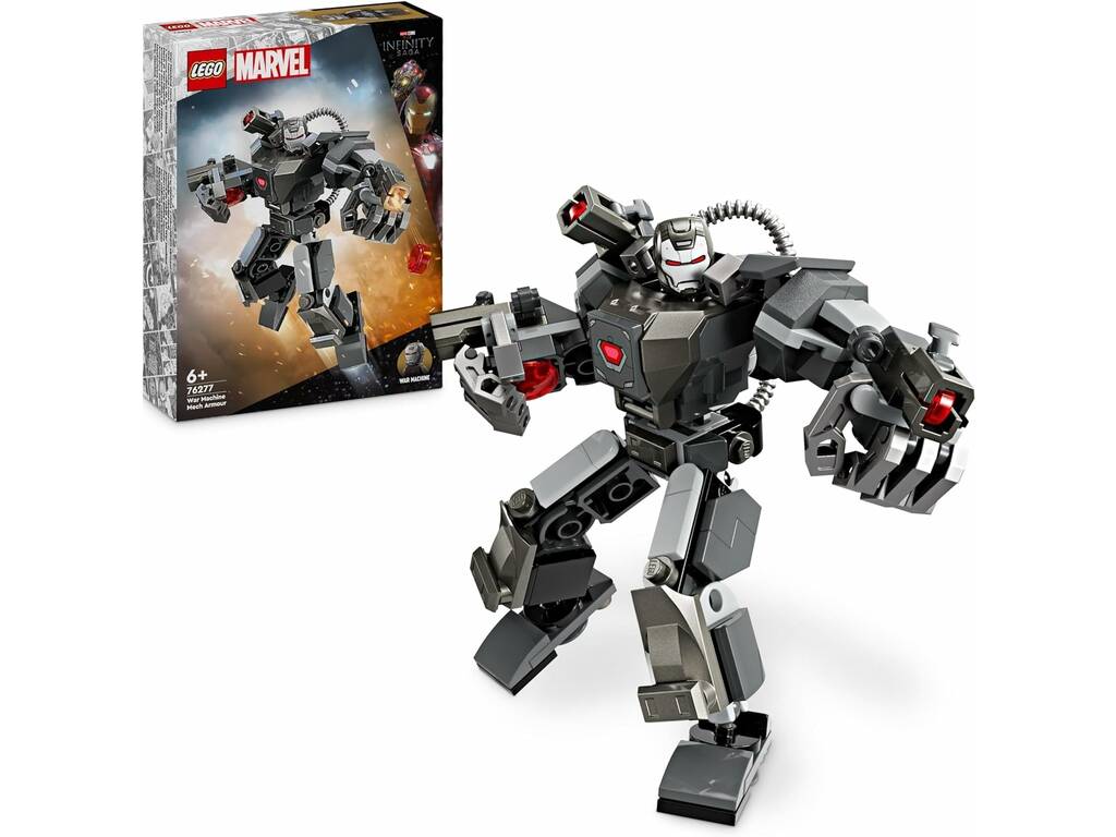 Lego Marvel The Infinity Saga Armadura Robótica de Máquina de Guerra 76277