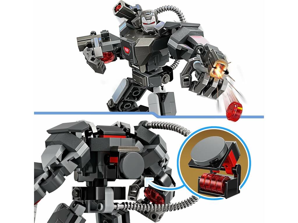 Lego Marvel The Infinity Saga Armadura Robótica de Máquina de Guerra 76277