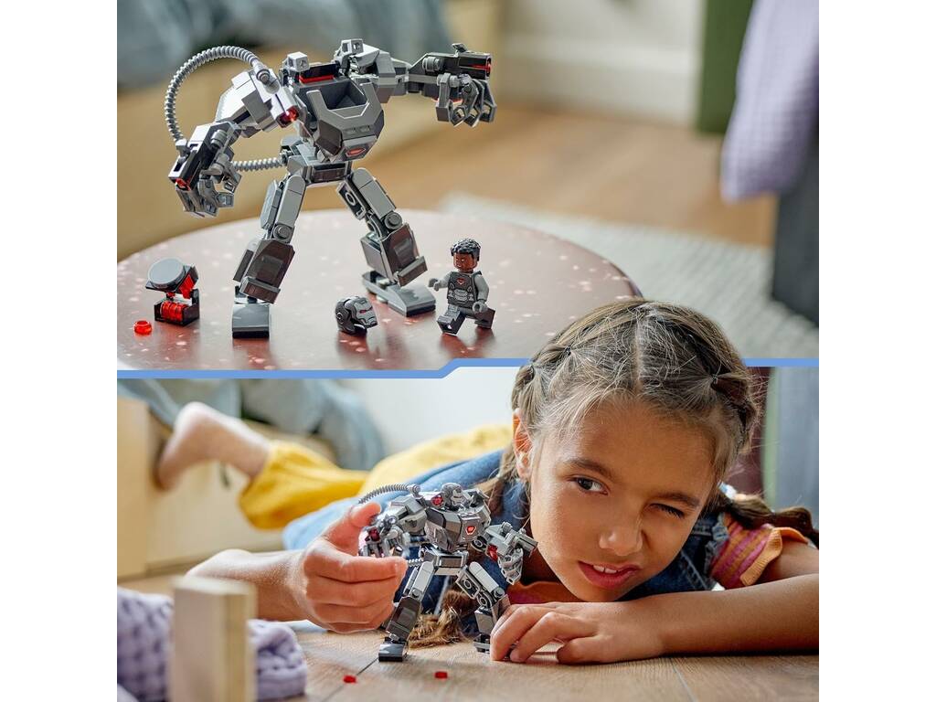 Lego Marvel The Infinity Saga Armadura Robótica de Máquina de Guerra 76277