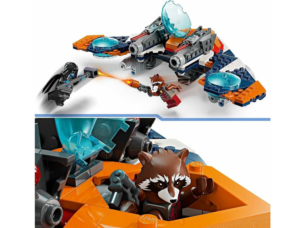 Lego Marvel The Infinity Saga Rocket Vs Ronan Warbird 76278