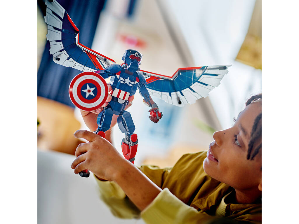 Figurine Lego Marvel Captain America Brave World New Captain America