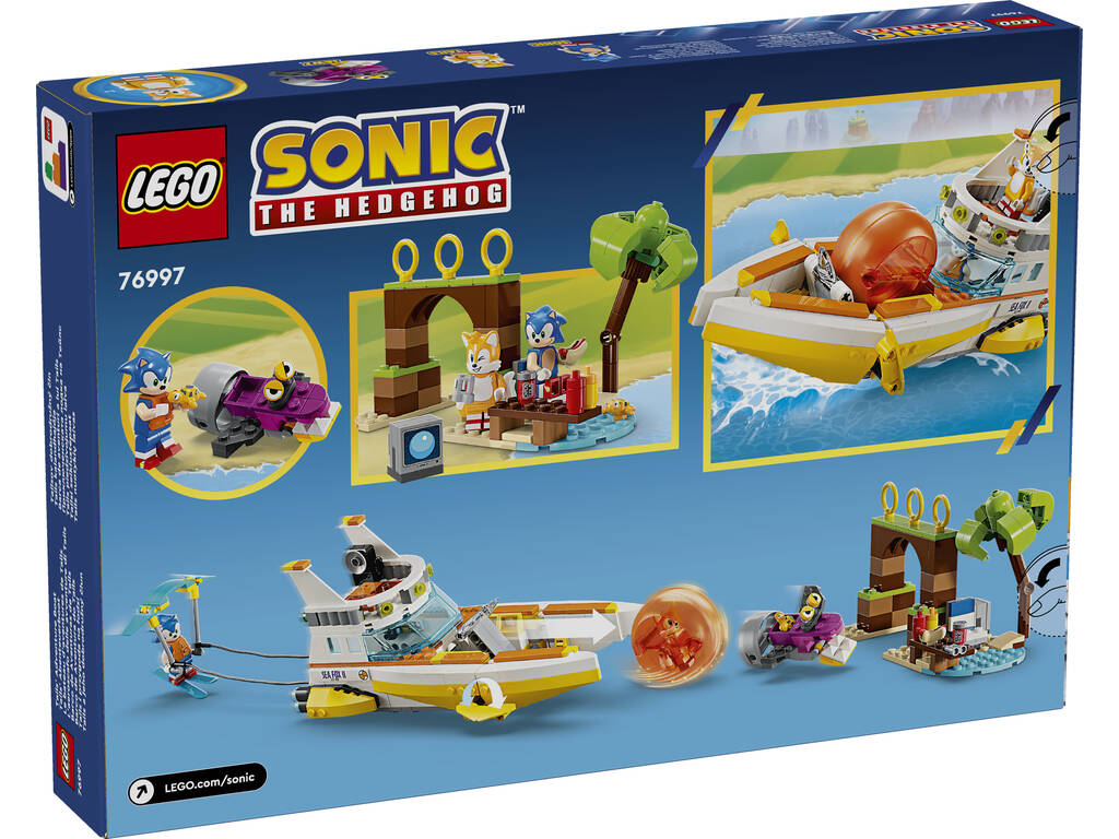 Lego Sonic Tails Adventure Boat 76997