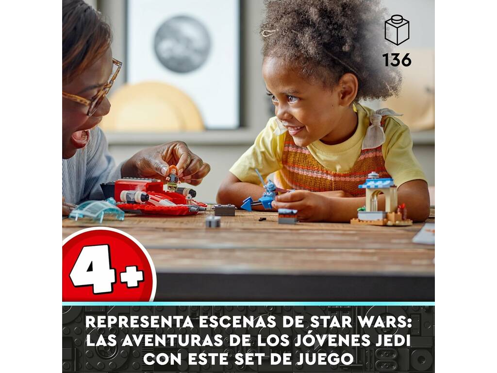 Lego Star Wars Young Jedi Adventures Le Crimson Firehawk 75384