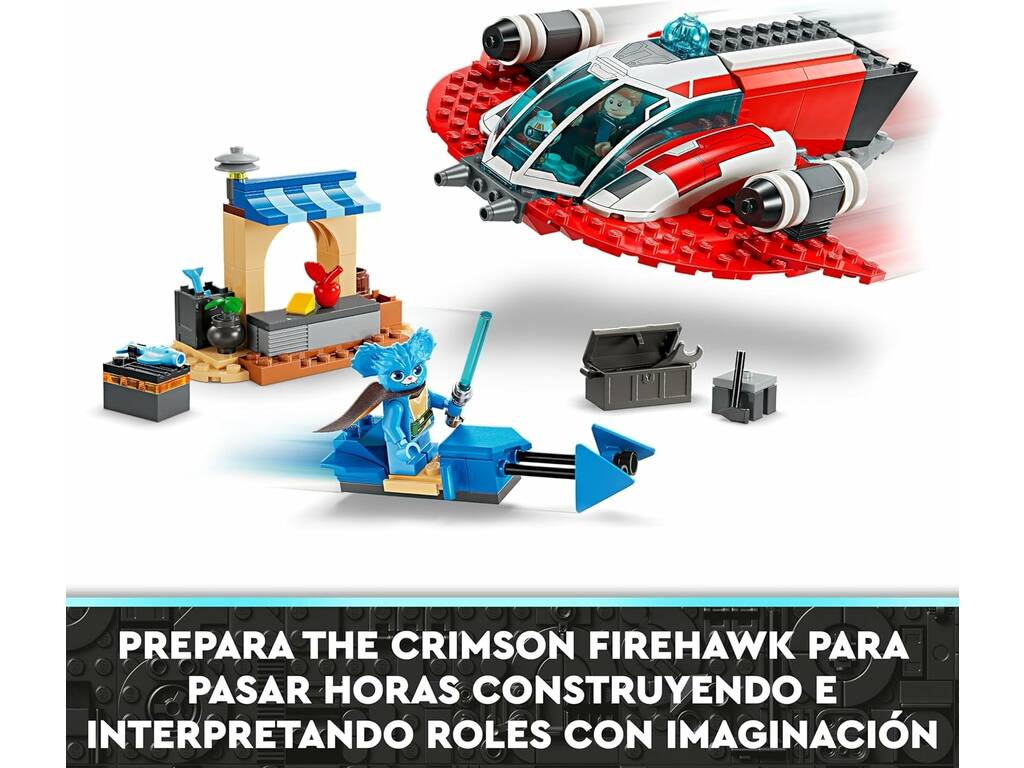 Lego Star Wars Young Jedi Adventures Le Crimson Firehawk 75384