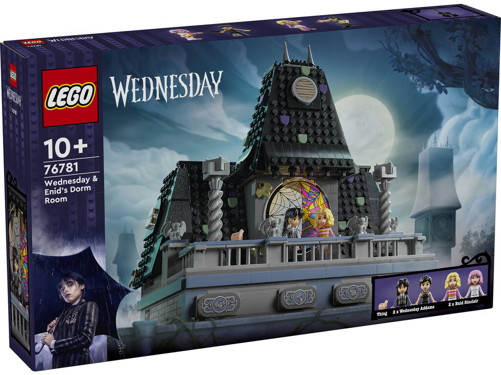 Lego Wednesday Schlafzimmer von Wednesday und Enid 76781