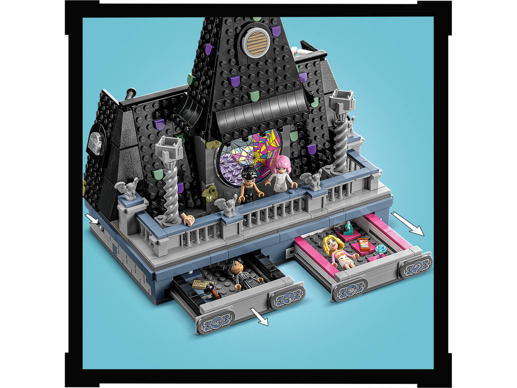 Lego Wednesday Schlafzimmer von Wednesday und Enid 76781