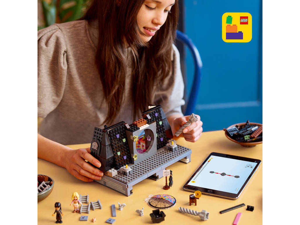 Lego Wednesday Schlafzimmer von Wednesday und Enid 76781