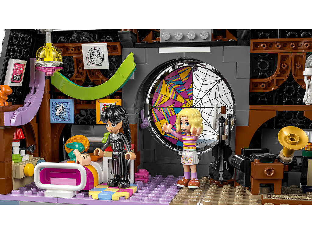 Lego Wednesday Schlafzimmer von Wednesday und Enid 76781