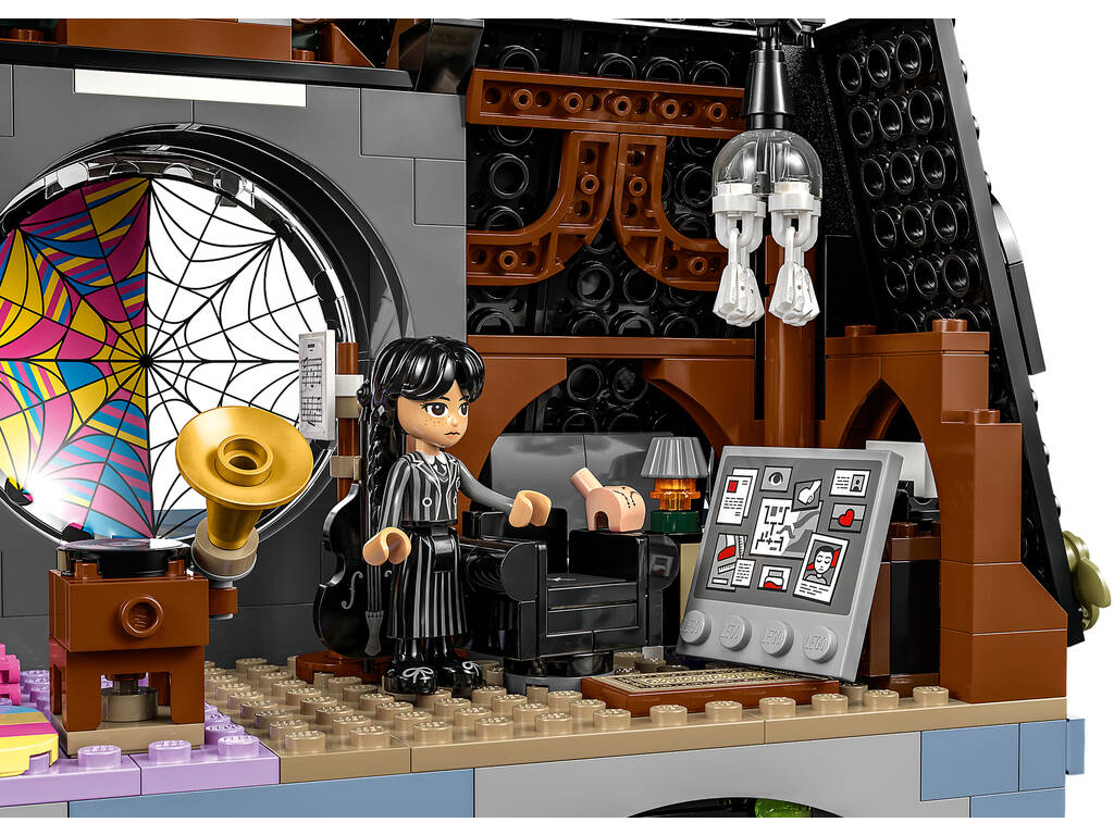 Lego Wednesday Schlafzimmer von Wednesday und Enid 76781