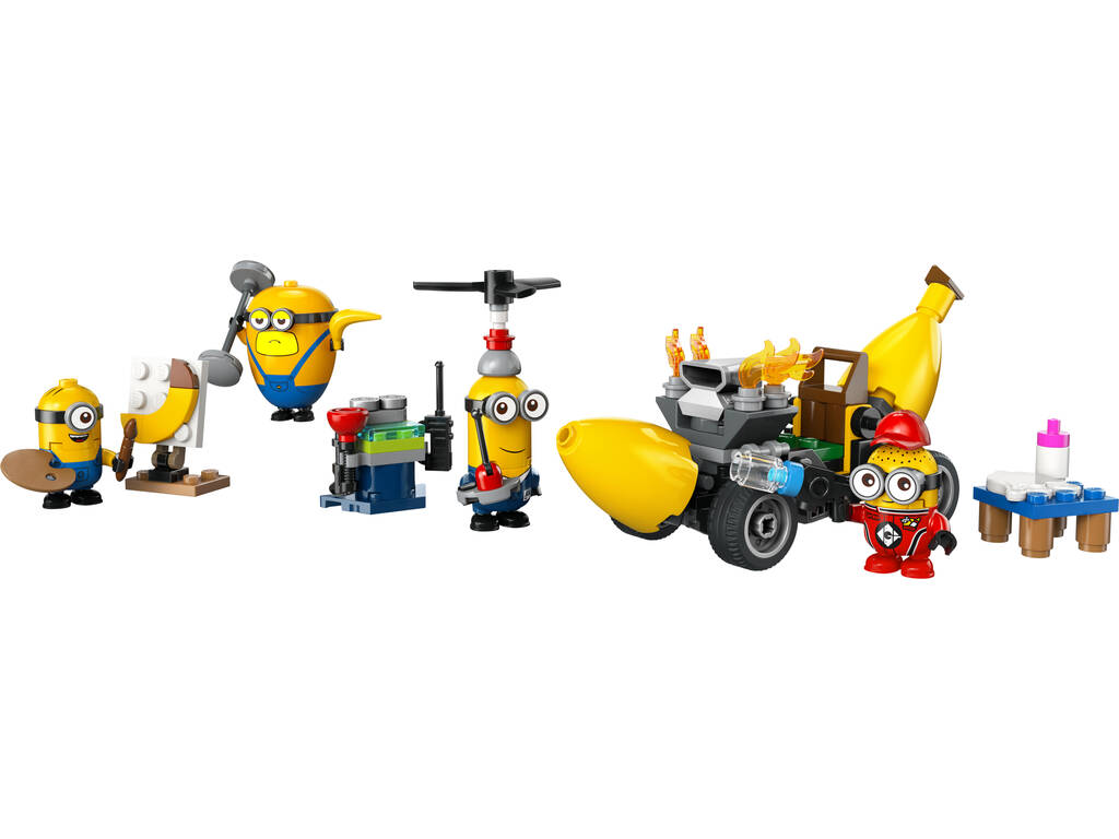 Lego Gru 4 Mes Minions préférés et la voiture banane 75580