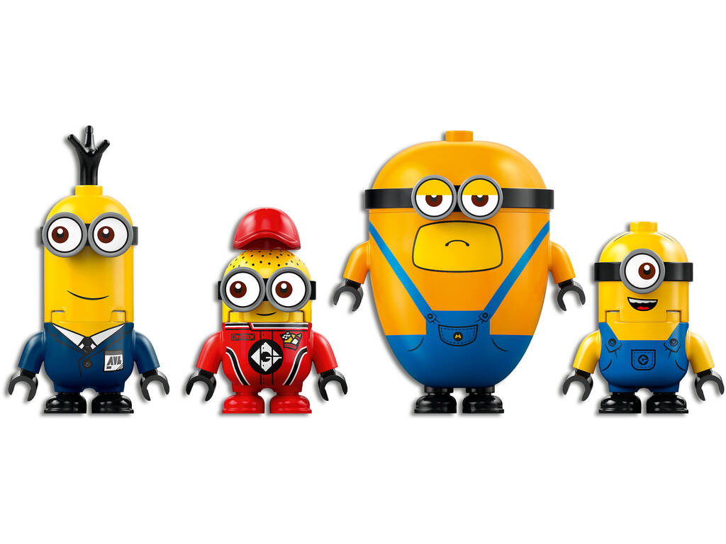 Lego Gru 4 Mes Minions préférés et la voiture banane 75580