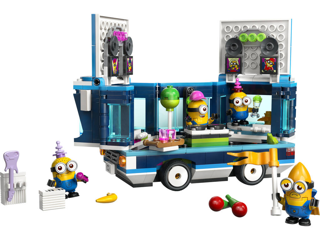 Lego Gru 4 Mi Villano Favorito Bus de Fiesta Musical de los Minios 75581