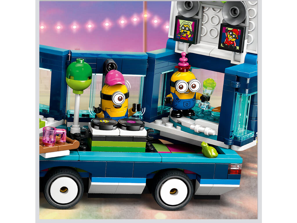 Lego Gru 4 Mi Villano Favorito Bus de Fiesta Musical de los Minios 75581