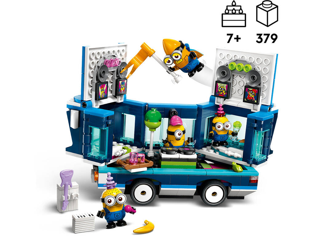 Lego Gru 4 Mi Villano Favorito Bus de Fiesta Musical de los Minios 75581