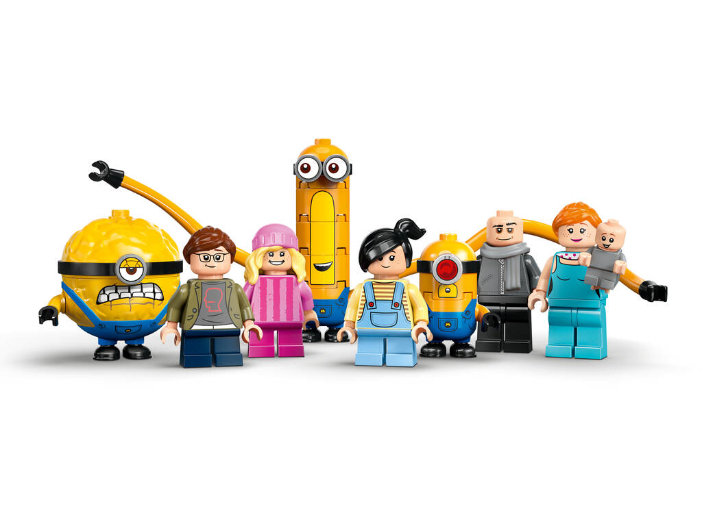 Lego Gru 4 Mes Minions préférés et le manoir familial de Gru 75583