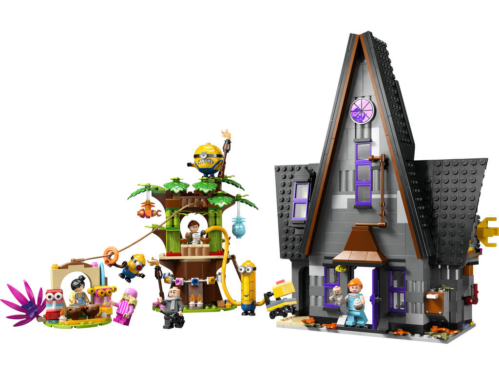 Lego Gru 4 Mes Minions préférés et le manoir familial de Gru 75583