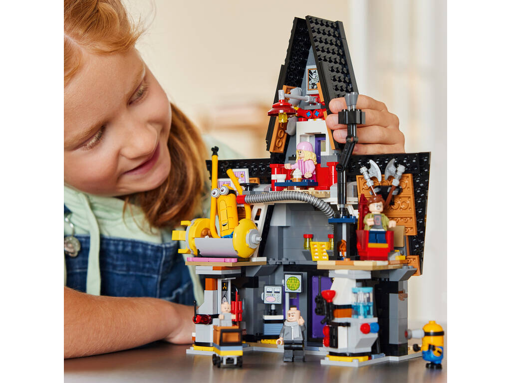 Lego Gru 4 Mes Minions préférés et le manoir familial de Gru 75583