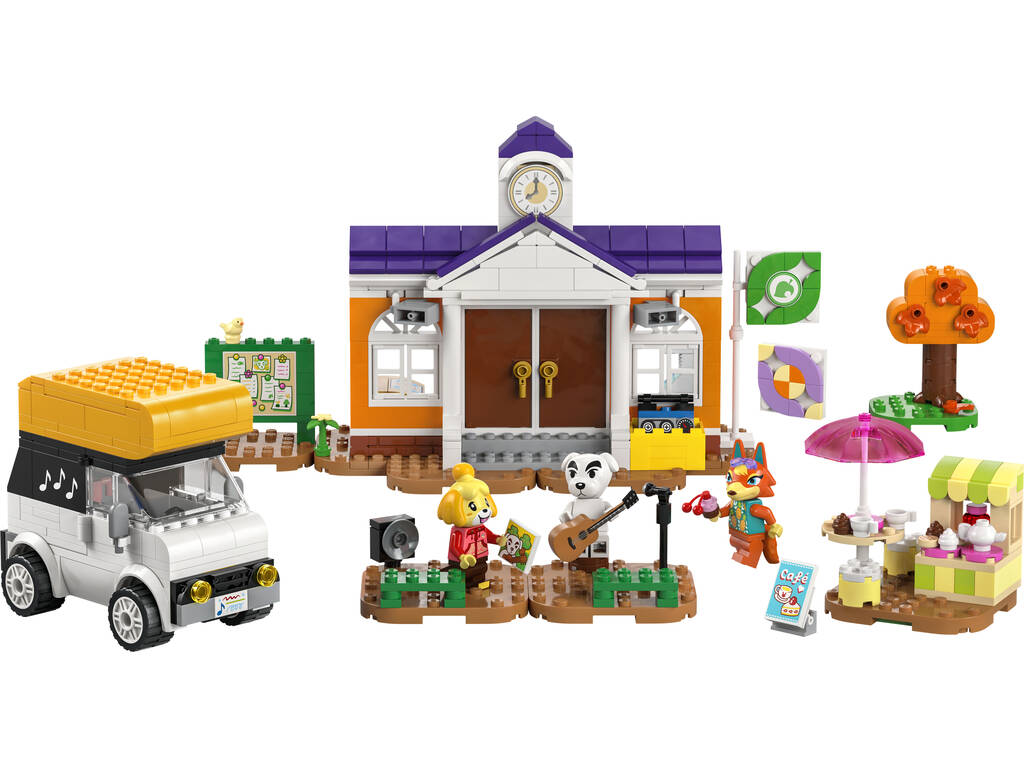 Lego Animal Crossing Totakeke Konzert auf der Plaza 77052
