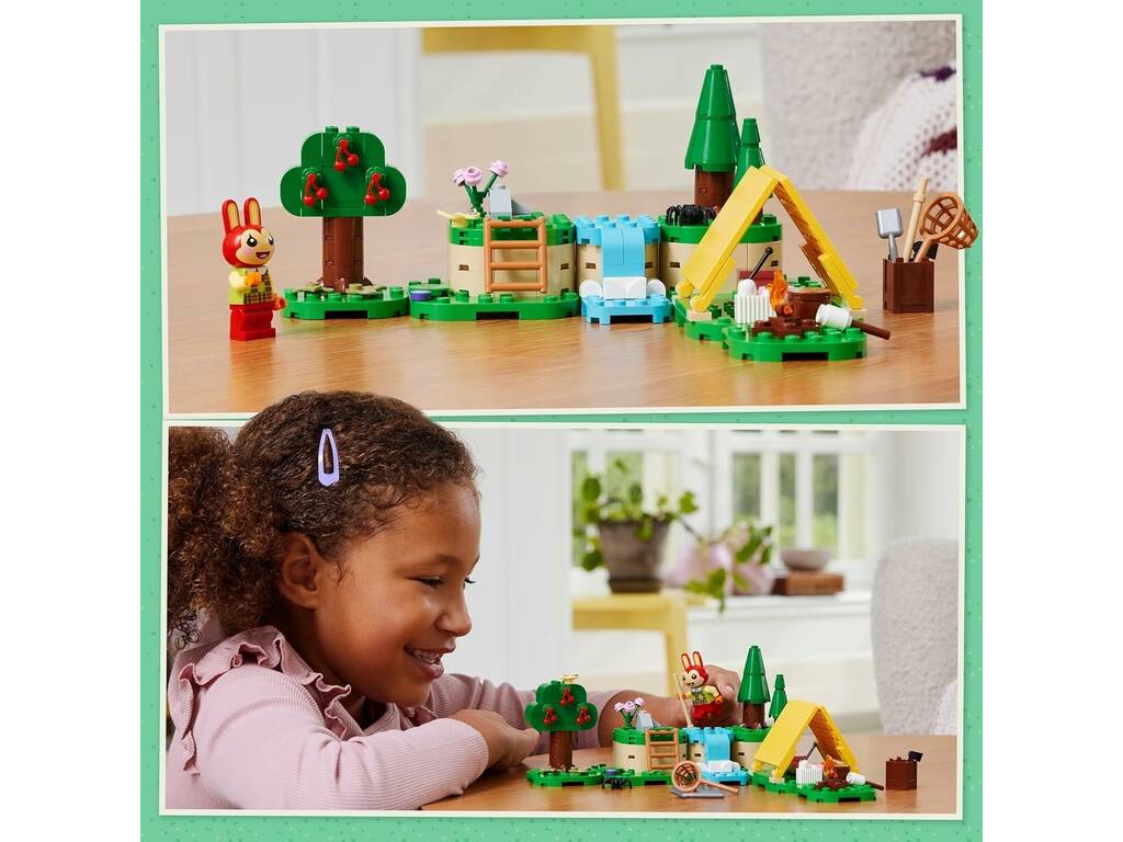 Lego Animal Crossing Attività all'aperto con Bunnie 77047
