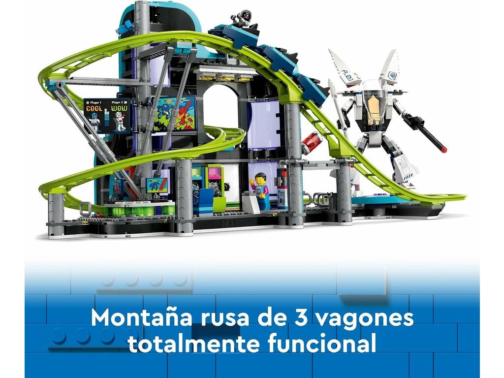 Lego City Montagna russa di robot world 60421